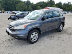 Salvage cars for sale at Mendon, MA auction: 2011 Honda CR-V LX