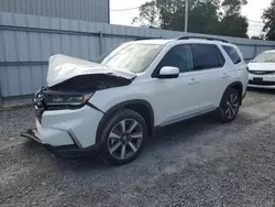 Salvage cars for sale at Gastonia, NC auction: 2025 Honda Pilot Elite