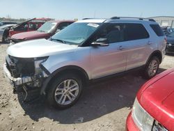 Salvage cars for sale at Cahokia Heights, IL auction: 2015 Ford Explorer XLT