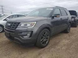 Salvage cars for sale at Elgin, IL auction: 2017 Ford Explorer Sport