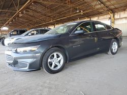 Salvage cars for sale at Phoenix, AZ auction: 2017 Chevrolet Malibu LS