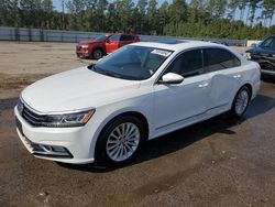 Salvage cars for sale at Harleyville, SC auction: 2017 Volkswagen Passat SE