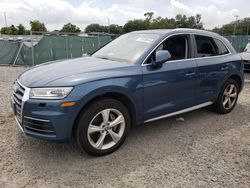 Salvage cars for sale at Riverview, FL auction: 2018 Audi Q5 Premium Plus