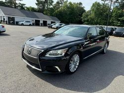 Salvage cars for sale at North Billerica, MA auction: 2014 Lexus LS 460L