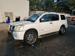 Nissan salvage cars for sale: 2005 Nissan Armada SE