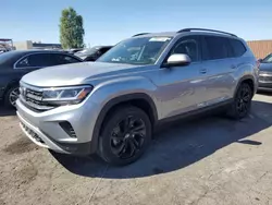 Salvage cars for sale at North Las Vegas, NV auction: 2022 Volkswagen Atlas SE