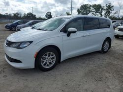 Salvage cars for sale at Riverview, FL auction: 2018 Chrysler Pacifica LX