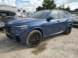 BMW x5 xdrive50i salvage cars for sale: 2019 BMW X5 XDRIVE50I