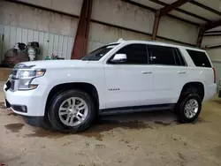 2016 Chevrolet Tahoe C1500 LT en venta en Longview, TX