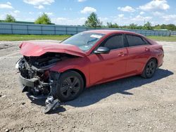 Salvage cars for sale at Houston, TX auction: 2021 Hyundai Elantra SEL