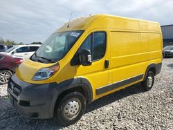 Salvage cars for sale at Wayland, MI auction: 2018 Dodge RAM Promaster 1500 1500 High