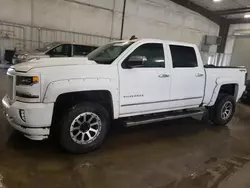 Chevrolet salvage cars for sale: 2016 Chevrolet Silverado K1500 LTZ