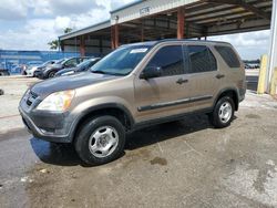 Salvage cars for sale at Riverview, FL auction: 2002 Honda CR-V LX