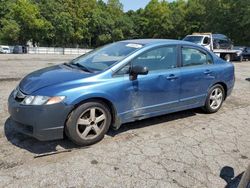 Honda salvage cars for sale: 2010 Honda Civic LX