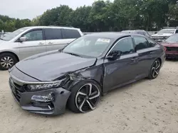 Honda salvage cars for sale: 2019 Honda Accord Sport