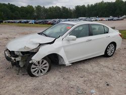 Salvage cars for sale at Charles City, VA auction: 2013 Honda Accord EXL