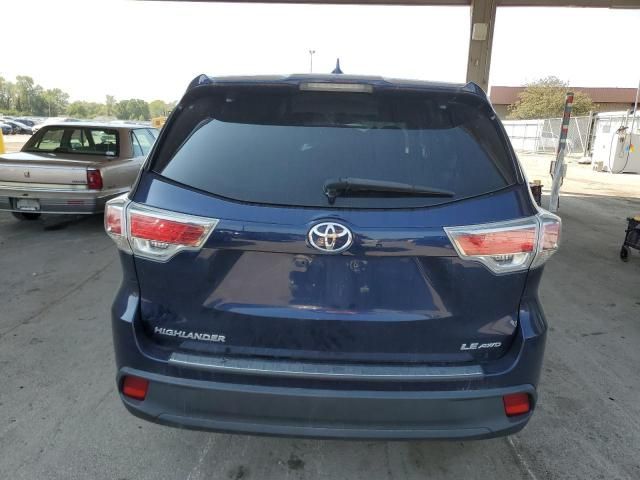 2015 Toyota Highlander LE