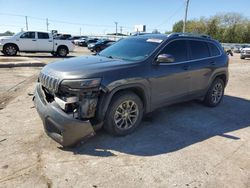 Salvage cars for sale at Oklahoma City, OK auction: 2019 Jeep Cherokee Latitude Plus