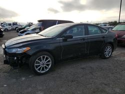 Salvage cars for sale at Indianapolis, IN auction: 2017 Ford Fusion SE