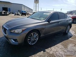 Salvage cars for sale at Chicago Heights, IL auction: 2020 Infiniti Q50 Pure