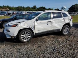 Salvage cars for sale at Hillsborough, NJ auction: 2017 Jeep Cherokee Limited