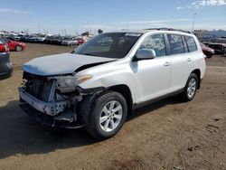 Salvage Cars with No Bids Yet For Sale at auction: 2013 Toyota Highlander Base