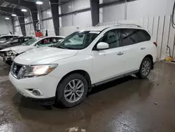 Salvage cars for sale at Ham Lake, MN auction: 2015 Nissan Pathfinder S