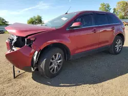 Salvage cars for sale at Columbia Station, OH auction: 2014 Ford Edge Limited