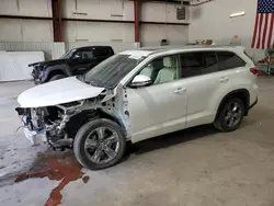 Salvage cars for sale at Lufkin, TX auction: 2018 Toyota Highlander Limited