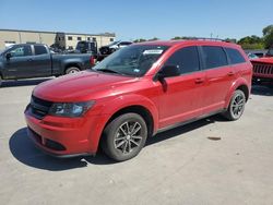 Salvage cars for sale at Wilmer, TX auction: 2017 Dodge Journey SE