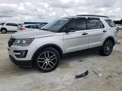 Salvage cars for sale at Arcadia, FL auction: 2016 Ford Explorer Sport