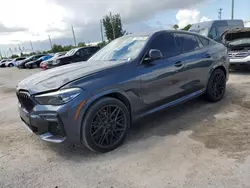 BMW x6 salvage cars for sale: 2020 BMW X6 Sdrive 40I