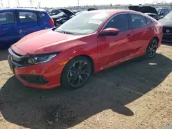 Honda salvage cars for sale: 2021 Honda Civic Sport