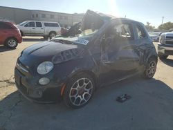 Carros salvage para piezas a la venta en subasta: 2015 Fiat 500 Sport