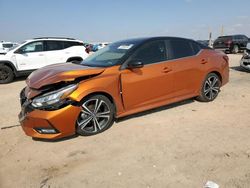 Salvage cars for sale at Amarillo, TX auction: 2021 Nissan Sentra SR