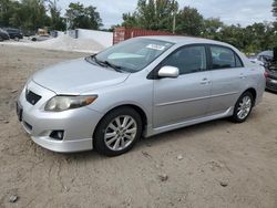 Toyota salvage cars for sale: 2010 Toyota Corolla Base