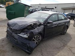 Volkswagen salvage cars for sale: 2018 Volkswagen Jetta SE