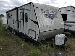 Salvage trucks for sale at Portland, MI auction: 2015 Sportsmen Travel Trailer