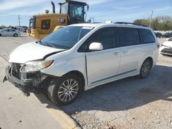 Salvage cars for sale at Oklahoma City, OK auction: 2018 Toyota Sienna XLE