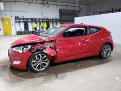 Salvage cars for sale at Candia, NH auction: 2015 Hyundai Veloster