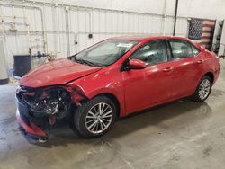 Salvage cars for sale at Avon, MN auction: 2015 Toyota Corolla L