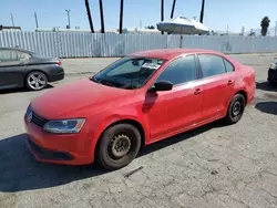 Salvage cars for sale at Van Nuys, CA auction: 2013 Volkswagen Jetta Base