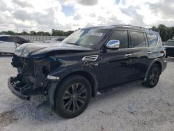 Salvage cars for sale at New Braunfels, TX auction: 2018 Nissan Armada SV