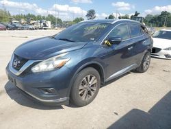 Salvage cars for sale at Bridgeton, MO auction: 2015 Nissan Murano S