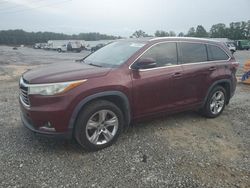 Salvage cars for sale at Loganville, GA auction: 2014 Toyota Highlander Limited