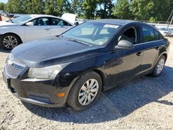 Chevrolet salvage cars for sale: 2011 Chevrolet Cruze LS