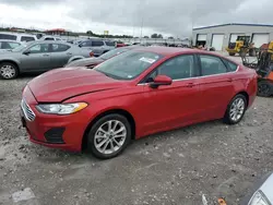 Salvage cars for sale at Cahokia Heights, IL auction: 2020 Ford Fusion SE