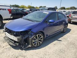 Salvage cars for sale at Sacramento, CA auction: 2022 Toyota Corolla XSE