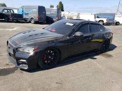 Salvage cars for sale at Hayward, CA auction: 2017 Infiniti Q50 RED Sport 400