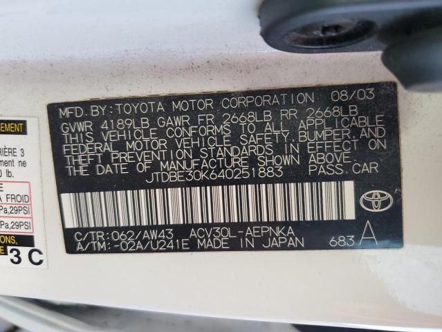 2004 Toyota Camry LE